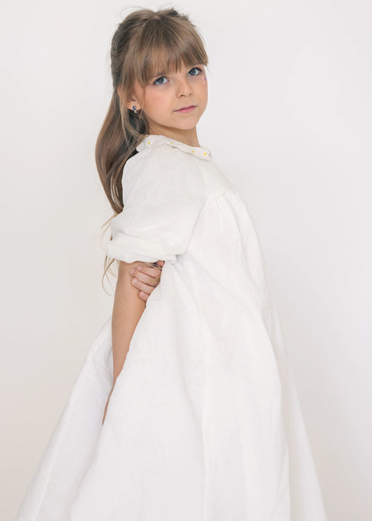 Jacquard Scallop Maxi - White