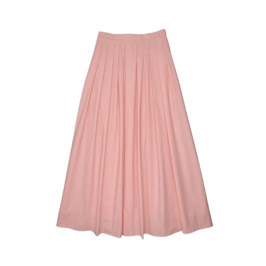 Taffeta Teens Maxi Skirt - Coral Pink