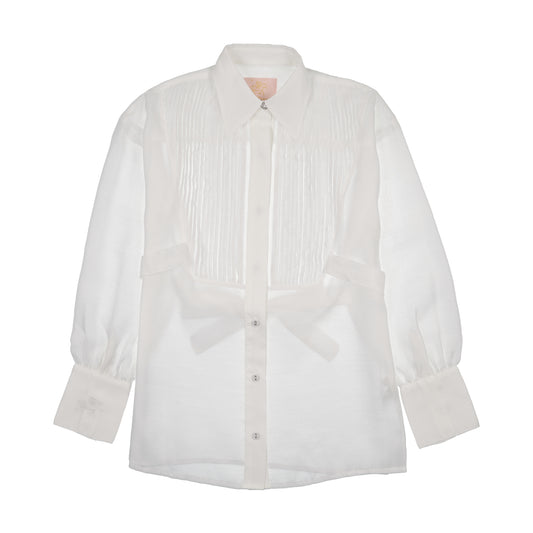Voile Teens Pintuck Shirt