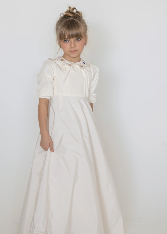 Leo Taffeta Gown - Ivory