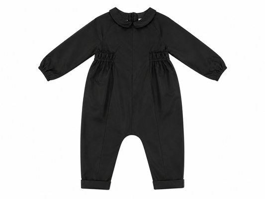 Toddler Taffeta Romper - Black