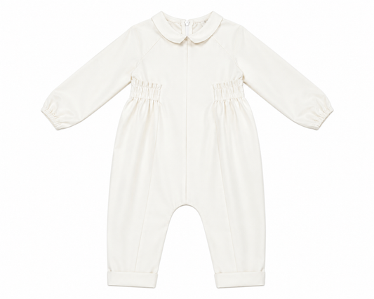 Toddler Taffeta Romper - Cream