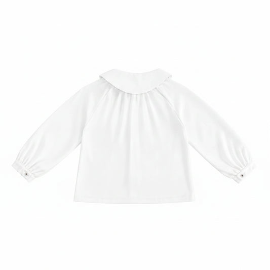 Kerchief Shirt - Girls - Beige