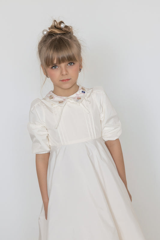 Leo Taffeta Gown - Ivory